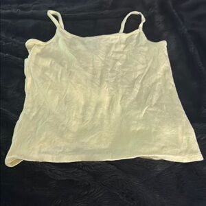 Cream Spaghetti Strap Top